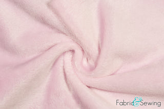 Buy light-pink Minky Smooth Soft Solid Plush Faux Fake Fur