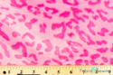 Light Pink Leopard Animal Print Velboa Plush Faux Fake Fur