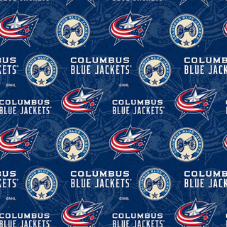 Columbus Blue Jackets NHL Fat Quarter