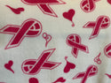 Ribbons of Hope Anti-Pill Polar Fleece - Plush Fabric Polyester 13 Oz 58-60