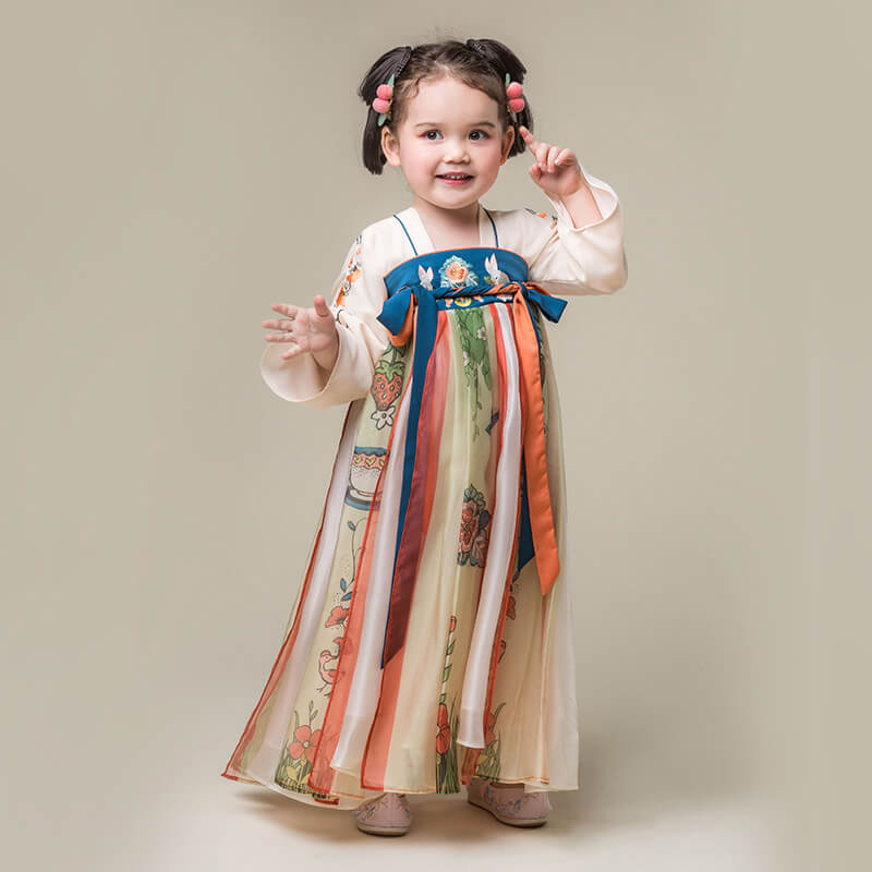 chinese silk dress for kids