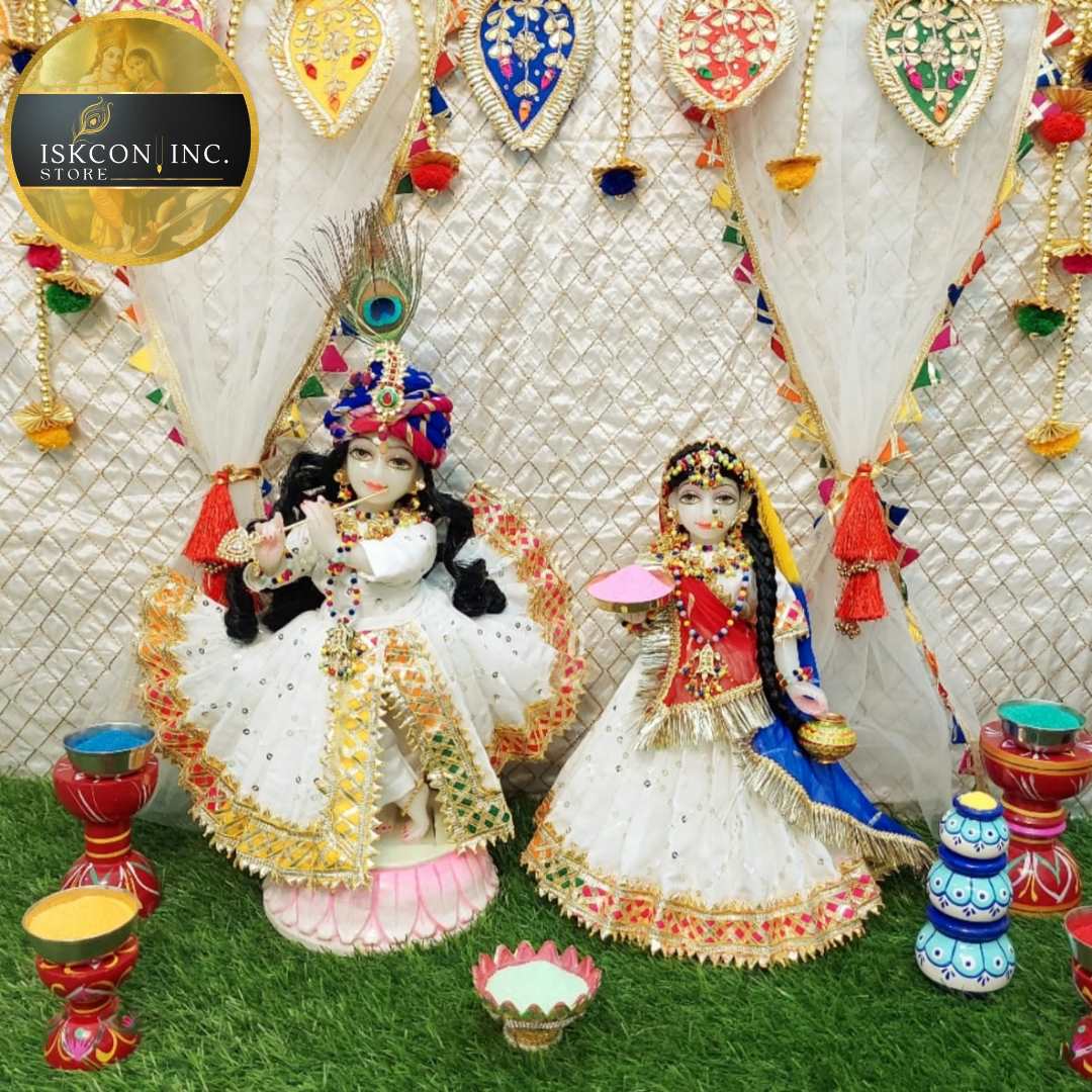 Special Holi Dress for Radha Krishna – Iskconinc store