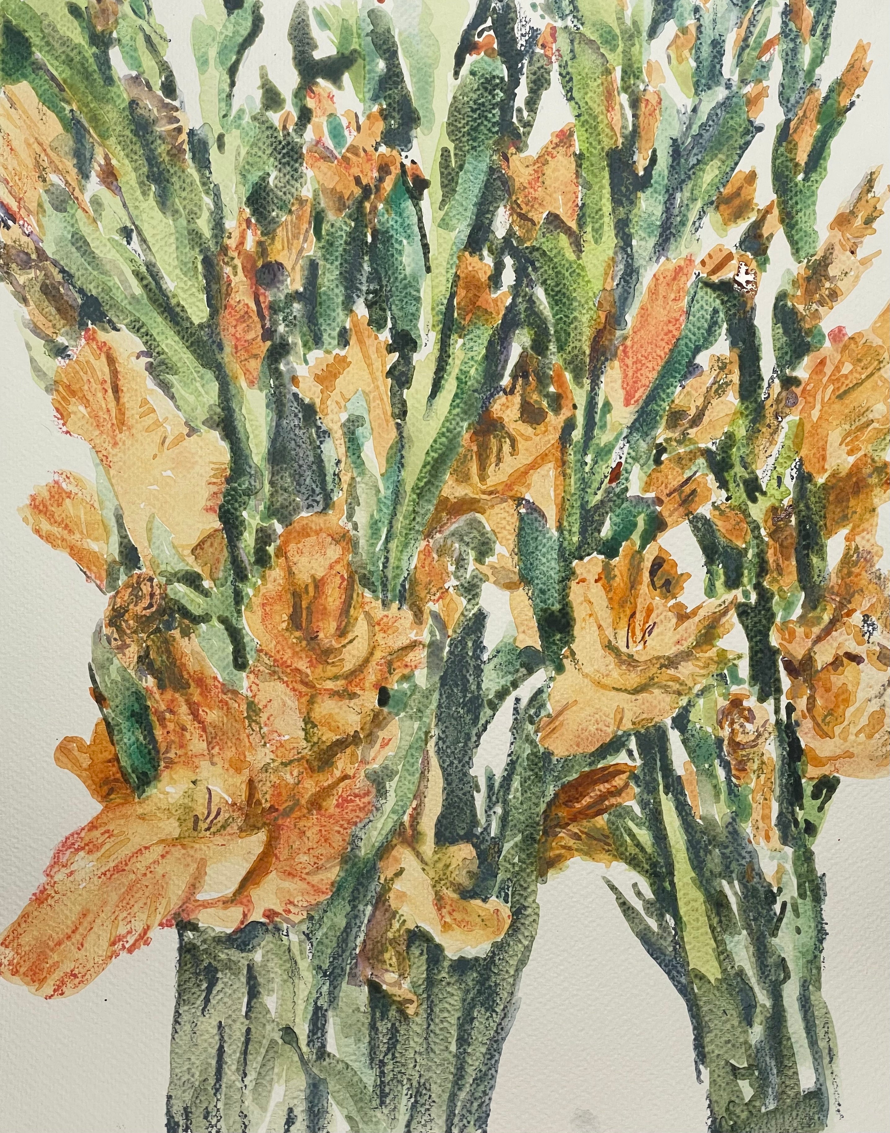 snapdragon flower painting