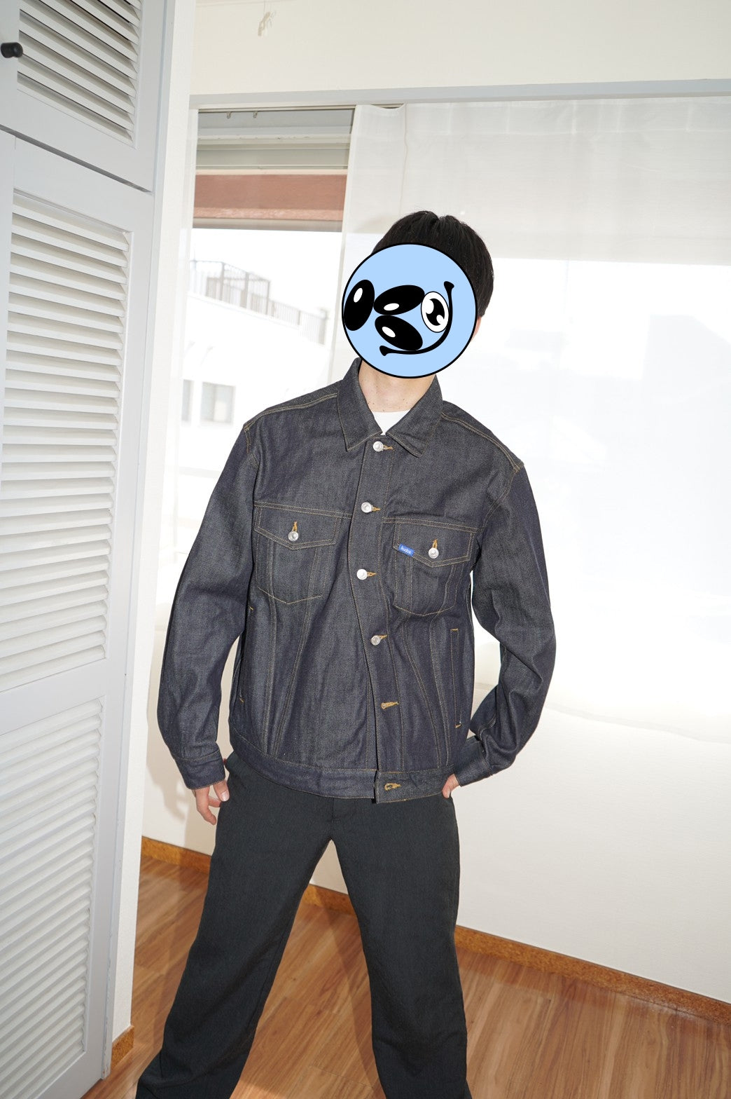 TWISTED DENIM JACKET / INDIGO