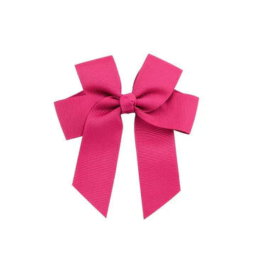 Personalised Hair Bow Clip - 23 Colours To Choose From - 5 Designs £3.00 each or 2 for £5