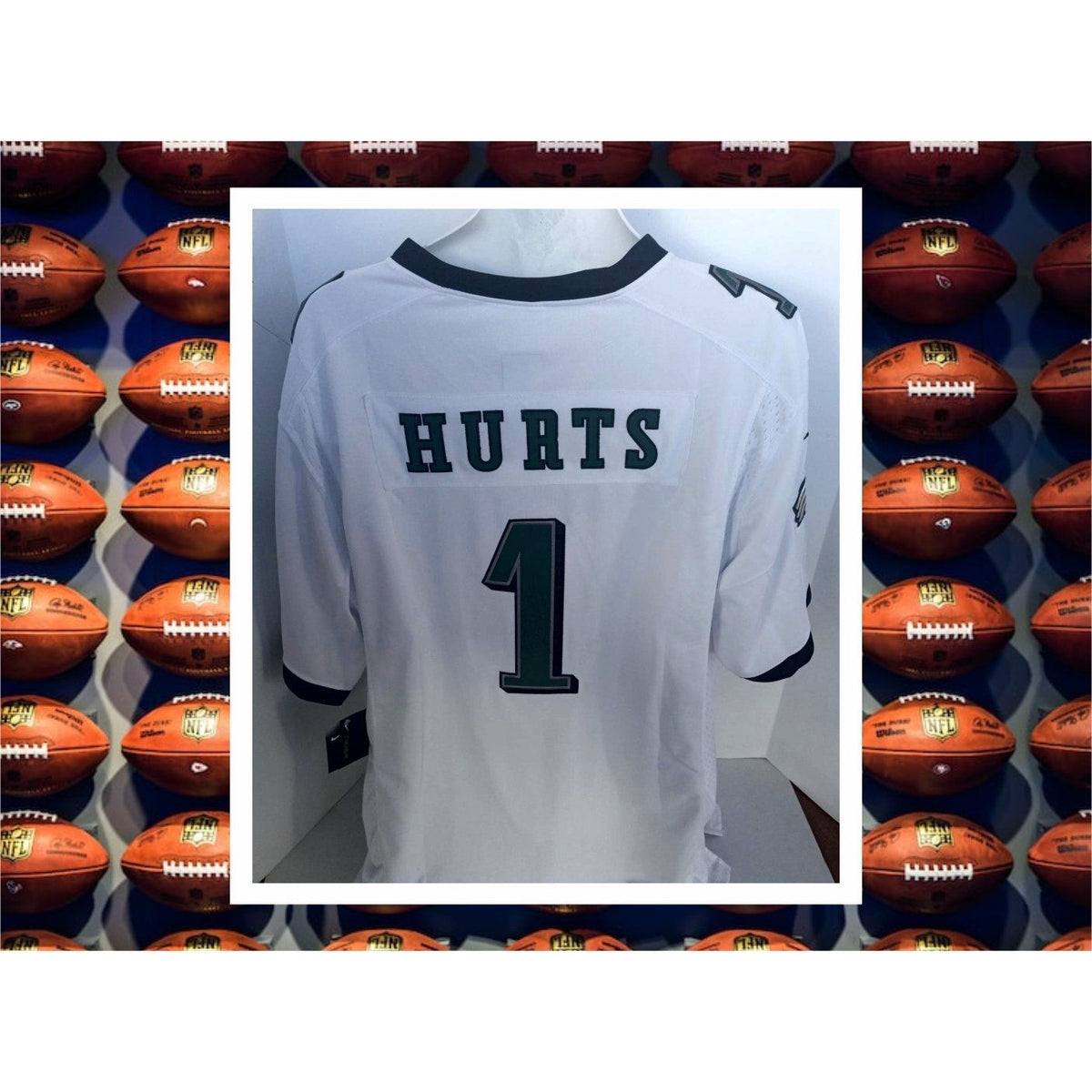 Jalen Hurts Philadelphia Eagles Autographed Framed White Jersey - JSA  Authenticated - Dynasty Sports & Framing