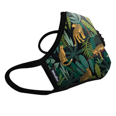 *S/M ONLY* Leopard Valved Microfiber Vogmask