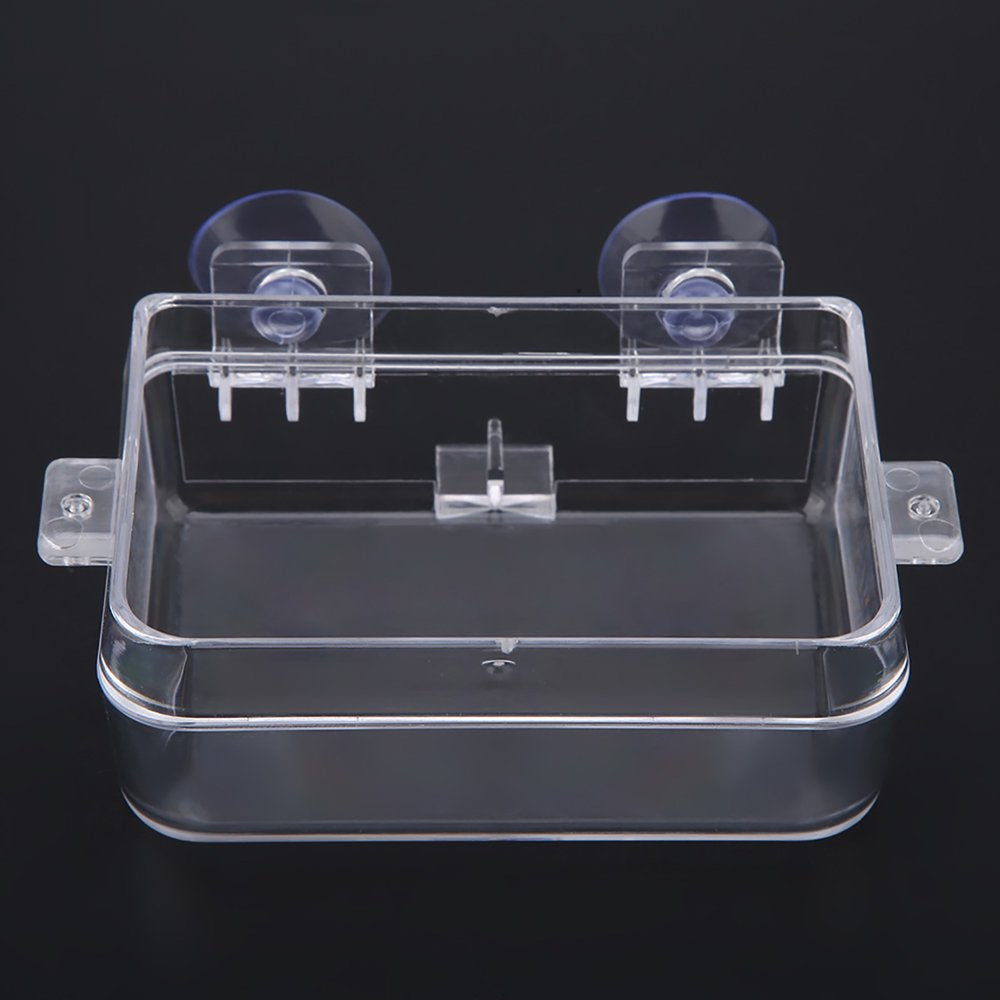 Senjay Reptile Basin, 1 Pcs Worm Feeding Basin Tortoise Reptile Food Water Bowl, Amphibians Reptiles Anti-Escape Feeder for Newt Turtles