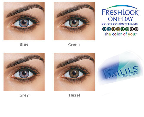 Snor konto Lav en snemand Freshlook One Day Color Blue Contact Lenses 10 Pack – Trendy Sweet Shop