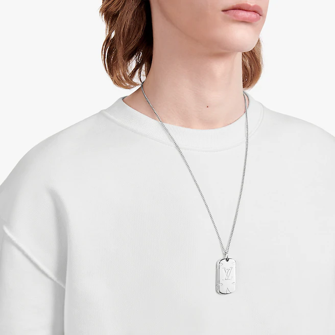 LV Monogram Locket Necklace