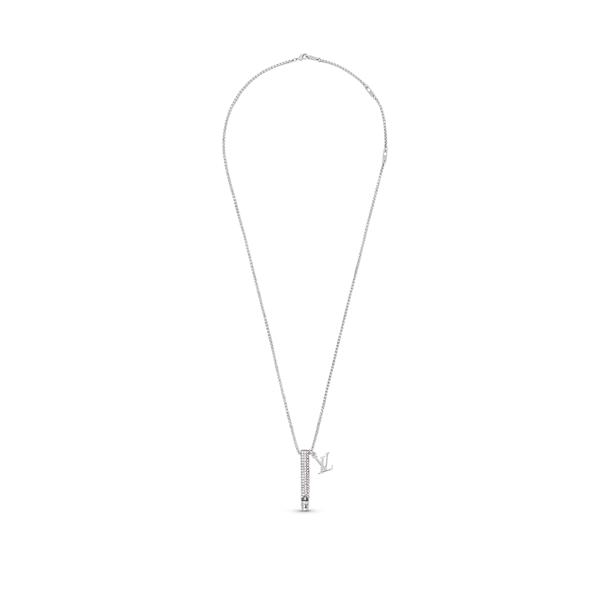 LV Pendant Chain Whistle Necklace