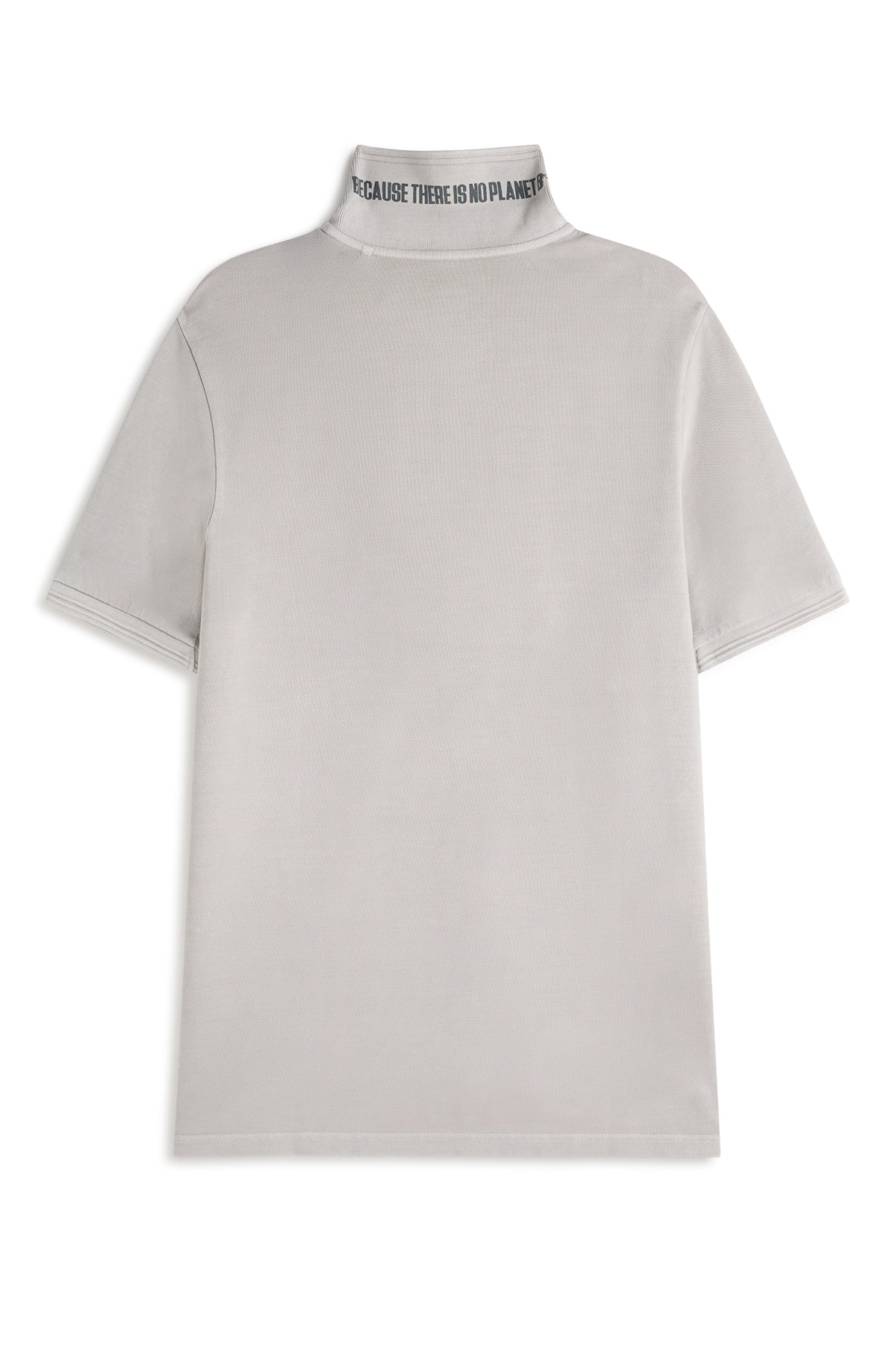 LIGHT GREY TANO PIQUE POLO SHIRT