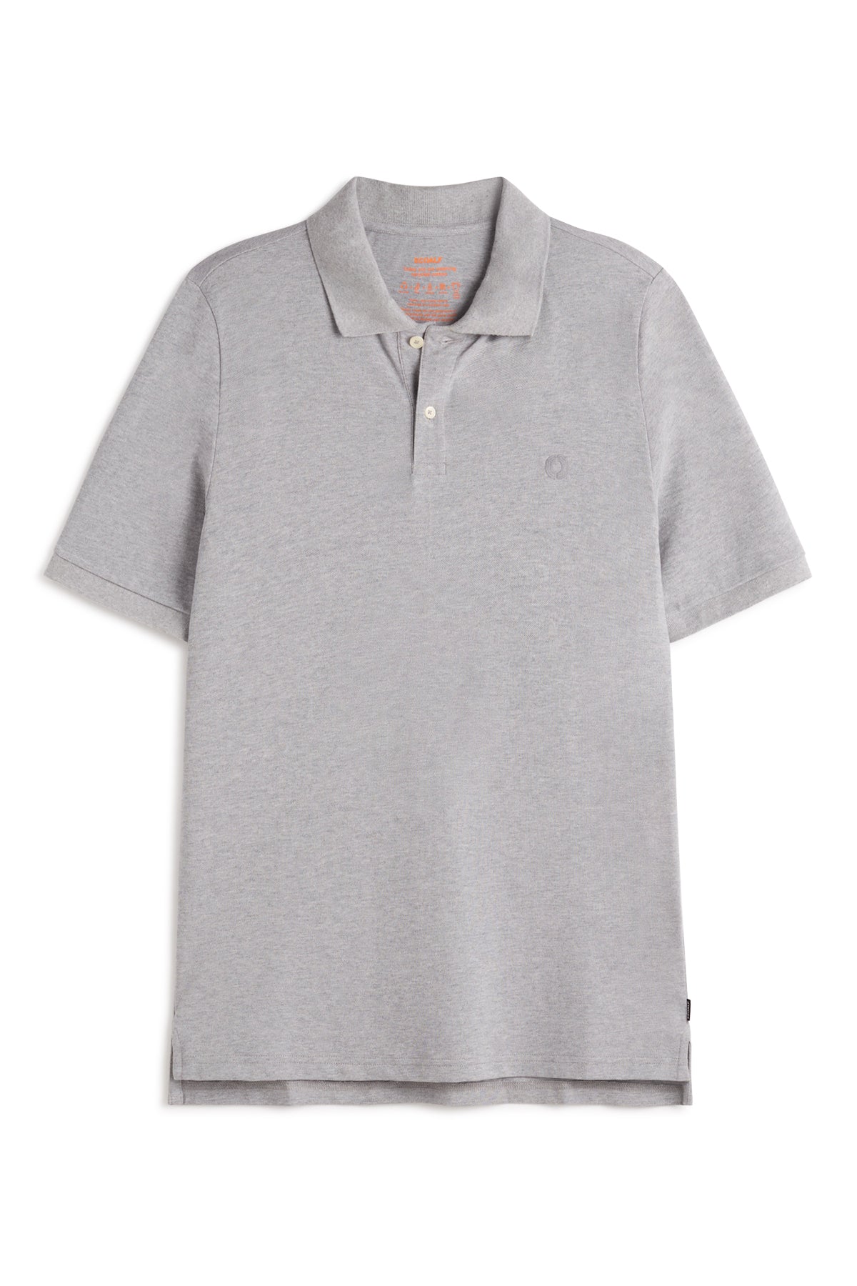 GREY TED PIQUE POLO SHIRT