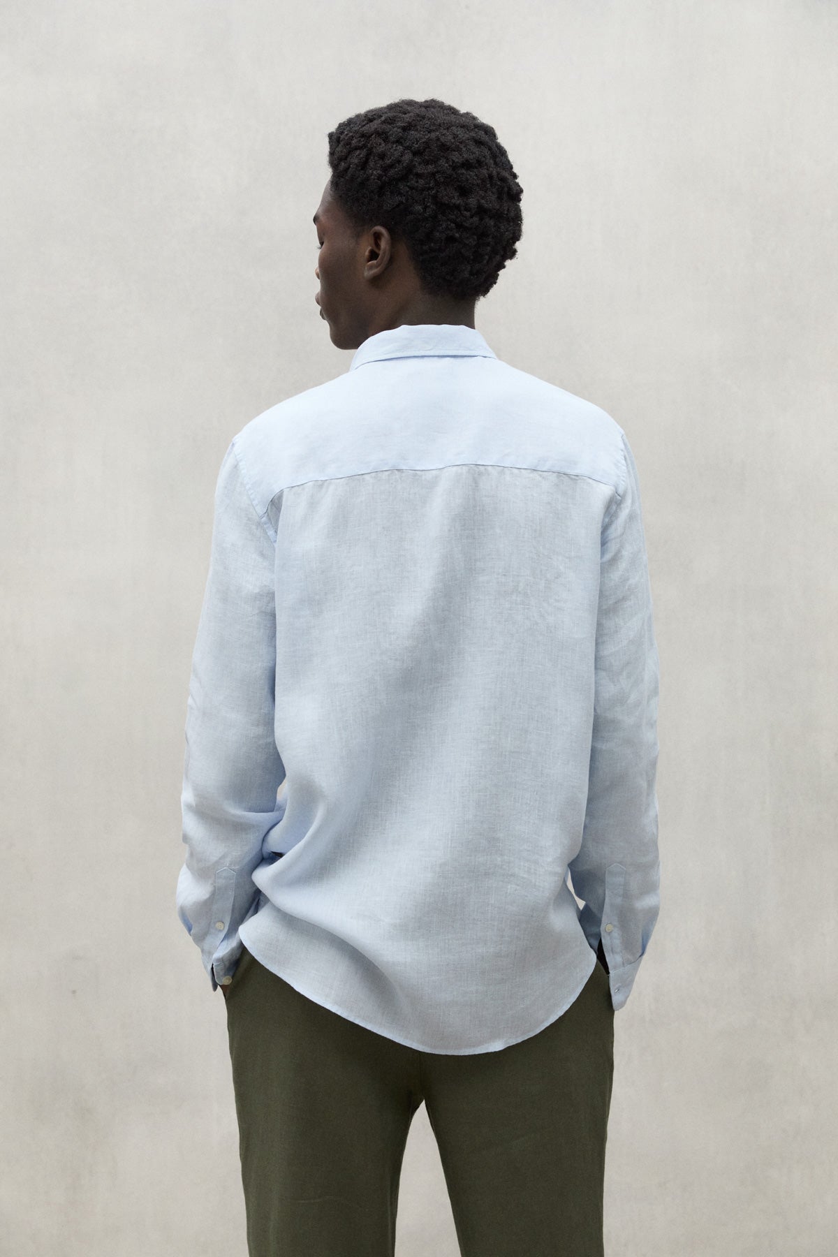 BLUE MALIBU LINEN SHIRT