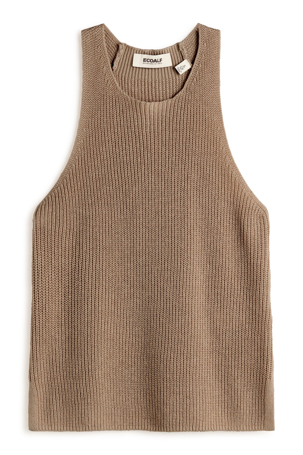 BROWN CIDRO KNITTED T-SHIRT