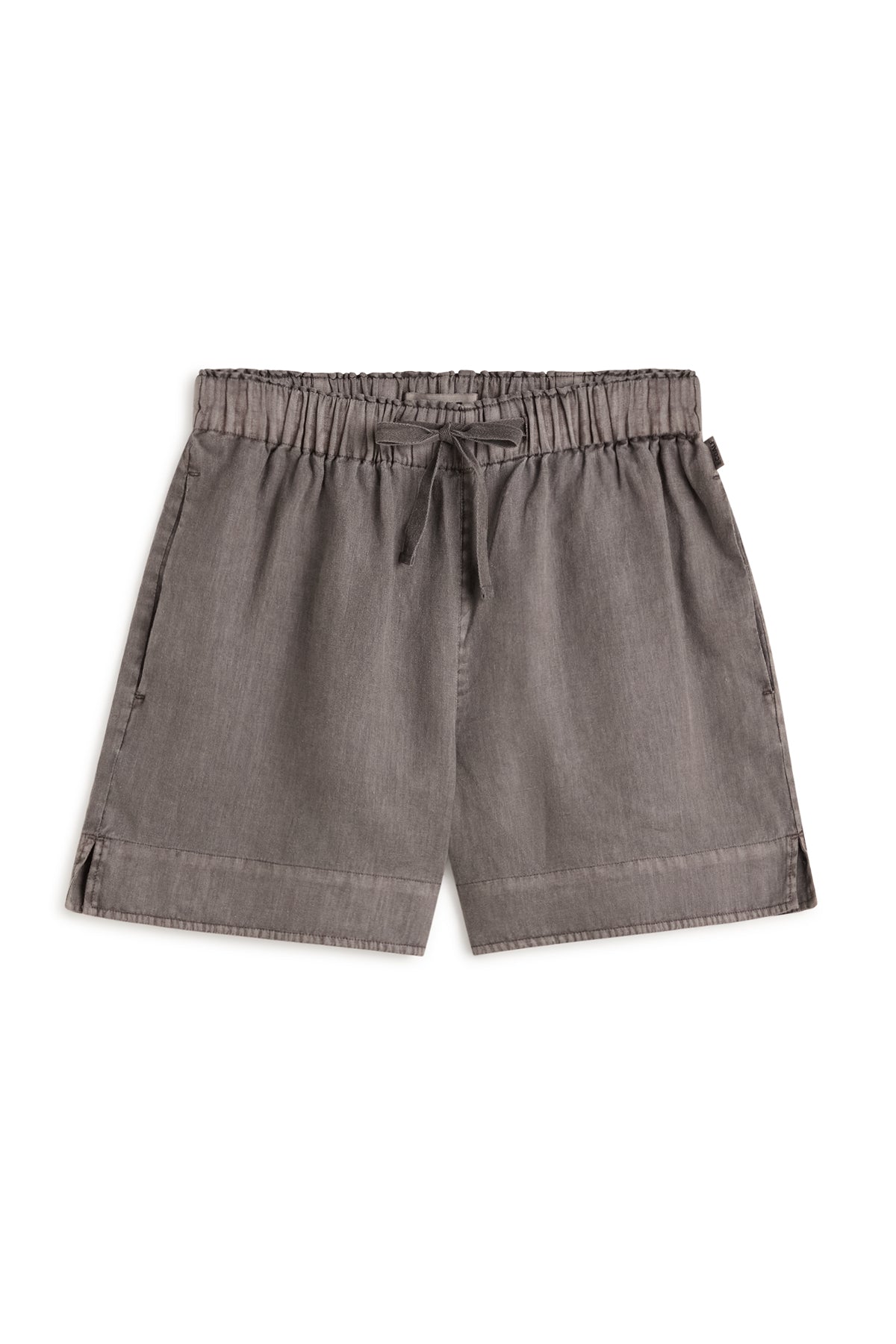 BROWN DEVA LINEN SHORTS