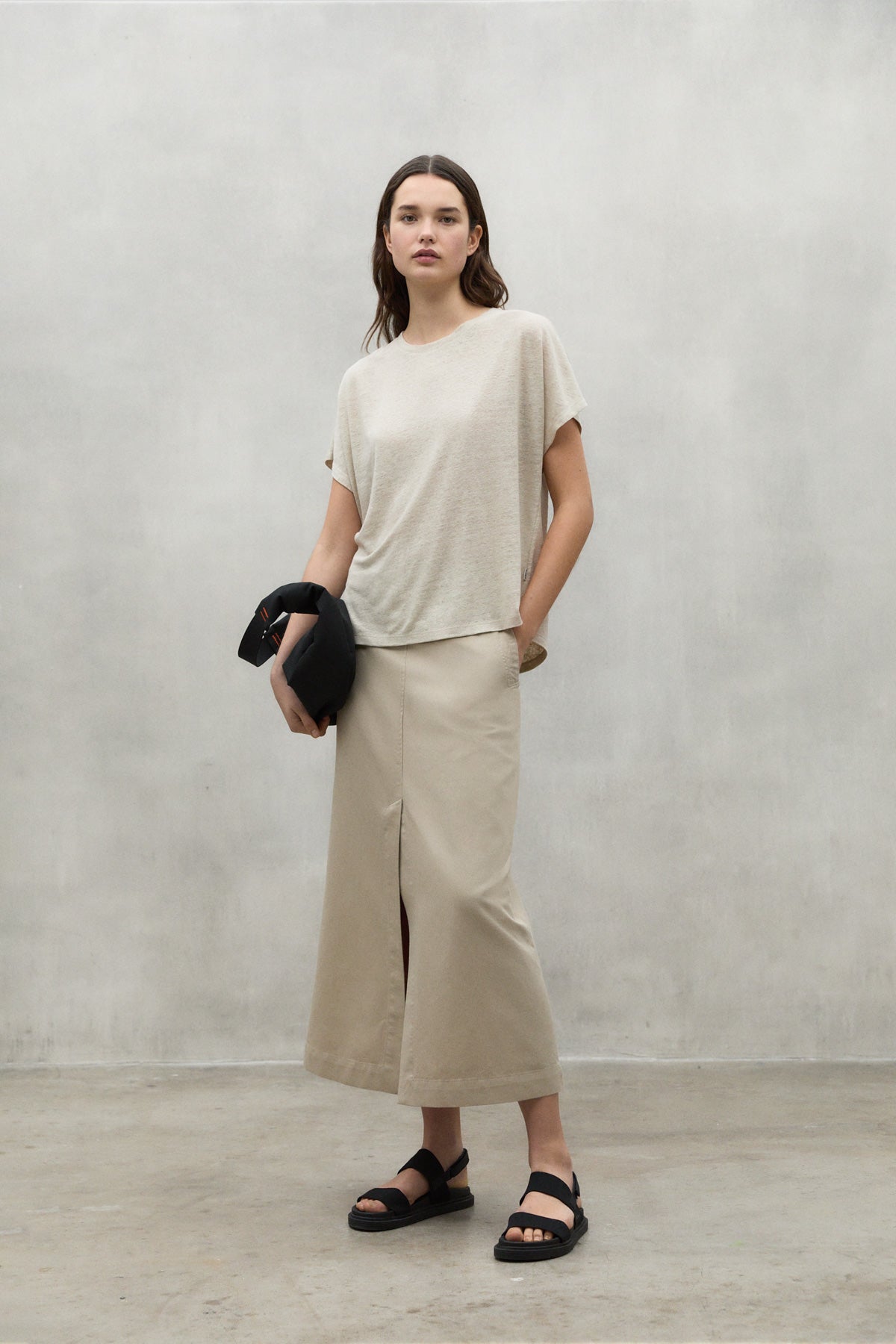 BEIGE NARA SKIRT