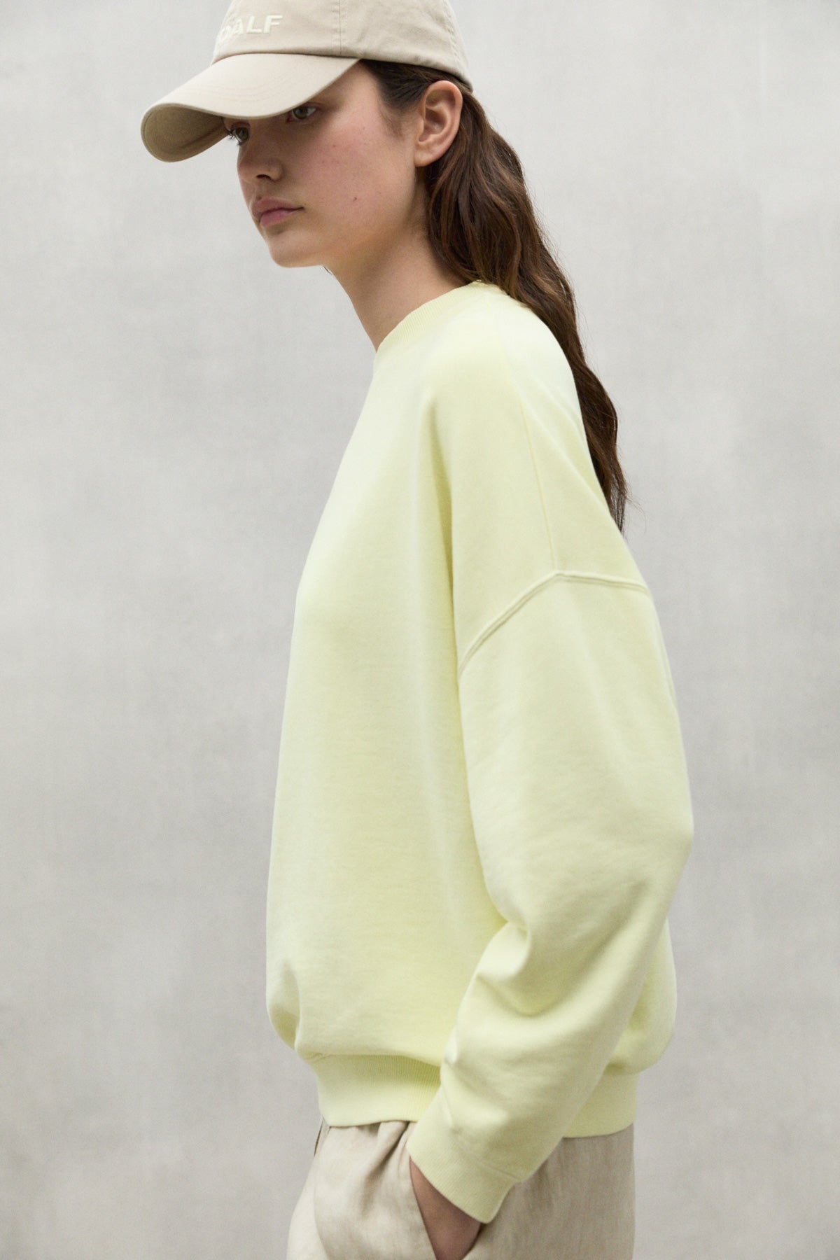 LIME GREEN BOGEN SWEATSHIRT