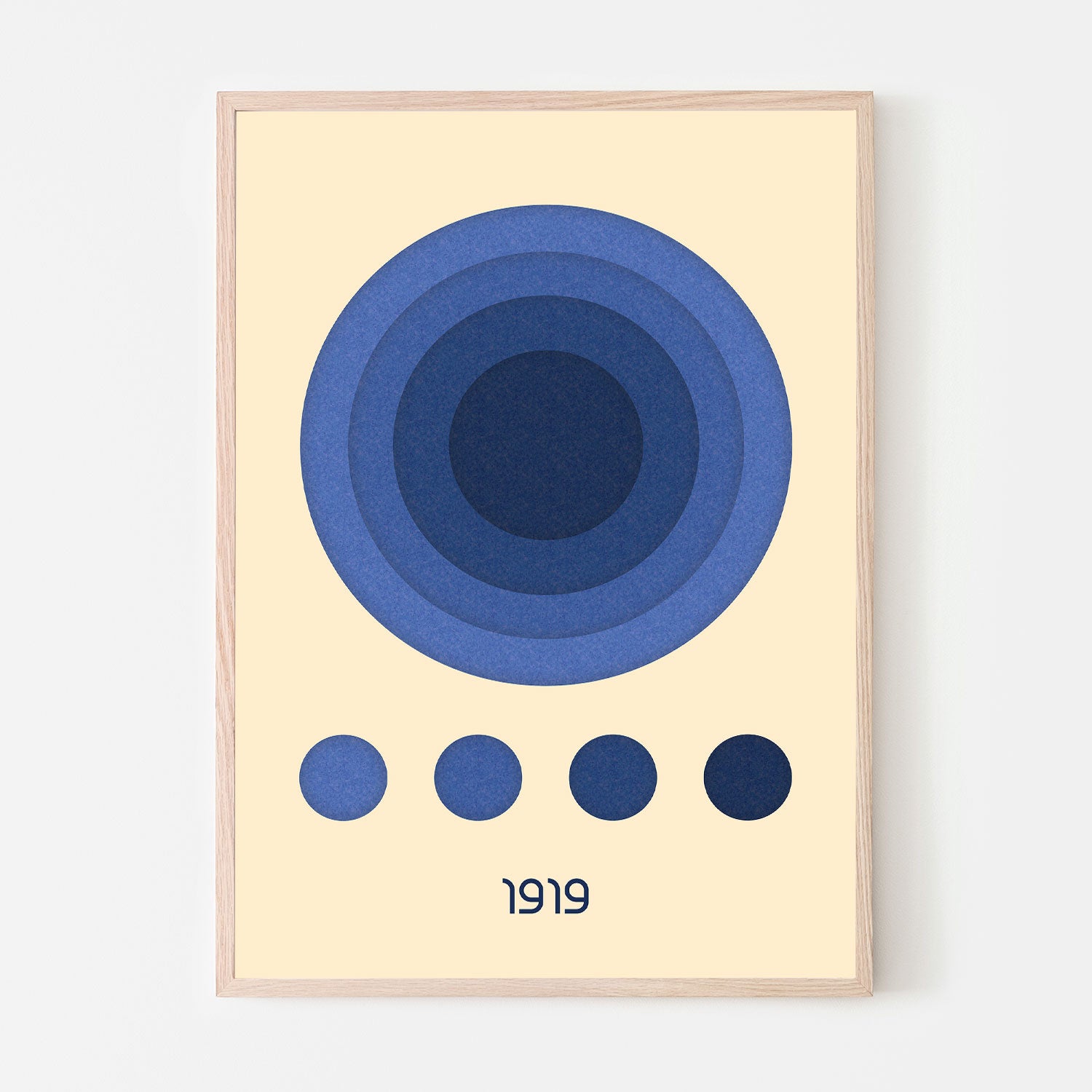 Blå grafiske plakater | Moderne og farverig | Dansk design Køb! WeDoArt Grafiske plakater