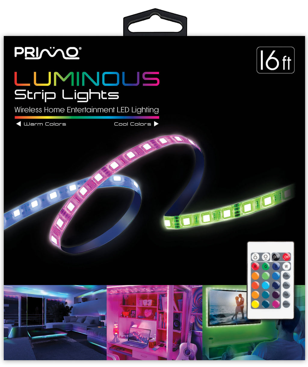 primo luminous strip lights 16 ft