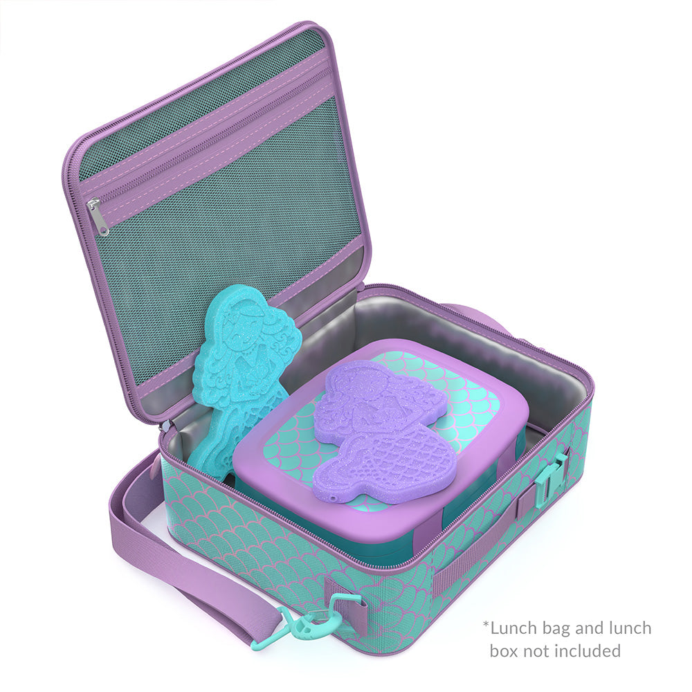 Bentgo Buddies Reusable Ice Packs - Mermaids - Glitter Edition