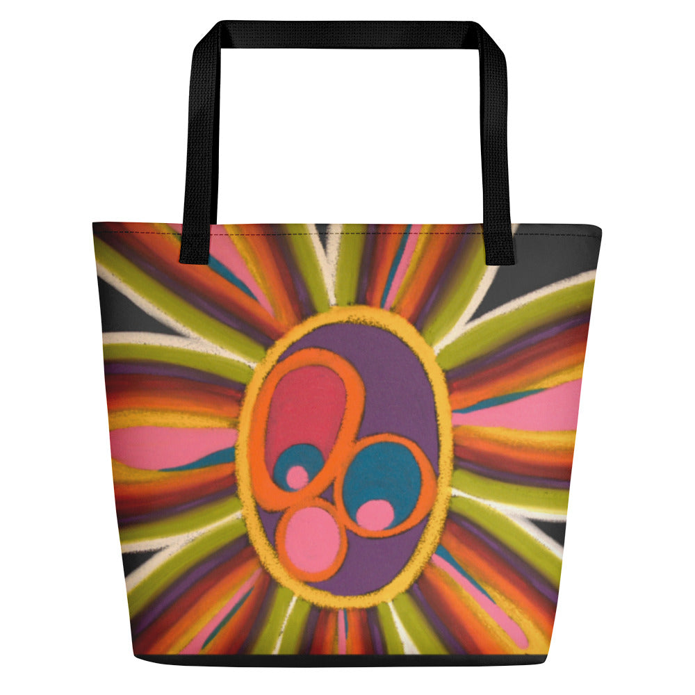 Venus Eye Large Beach Bag