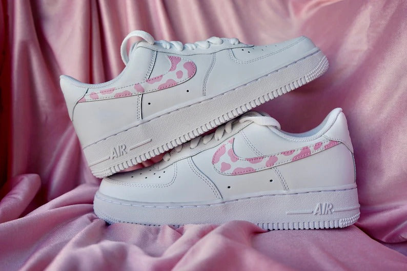 pink accent air force 1