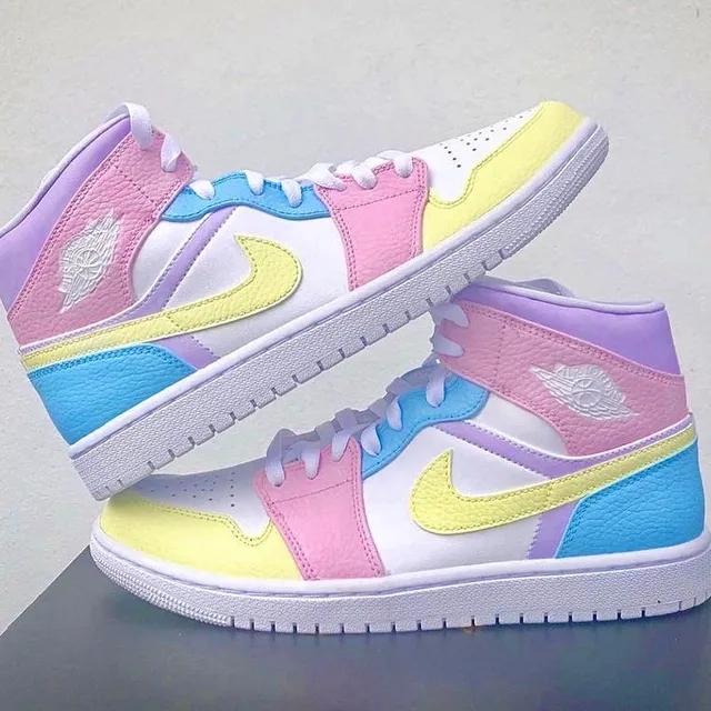 custom pastel jordans