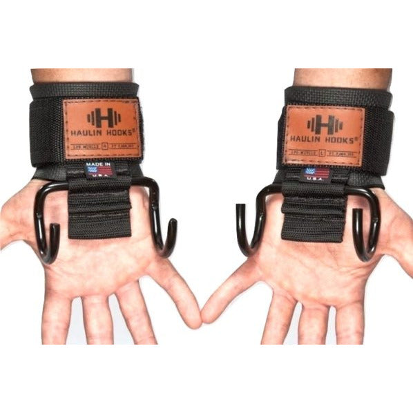HAULIN HOOKS Straps 650# Pull Rated 'Weight Lifting Straps' 