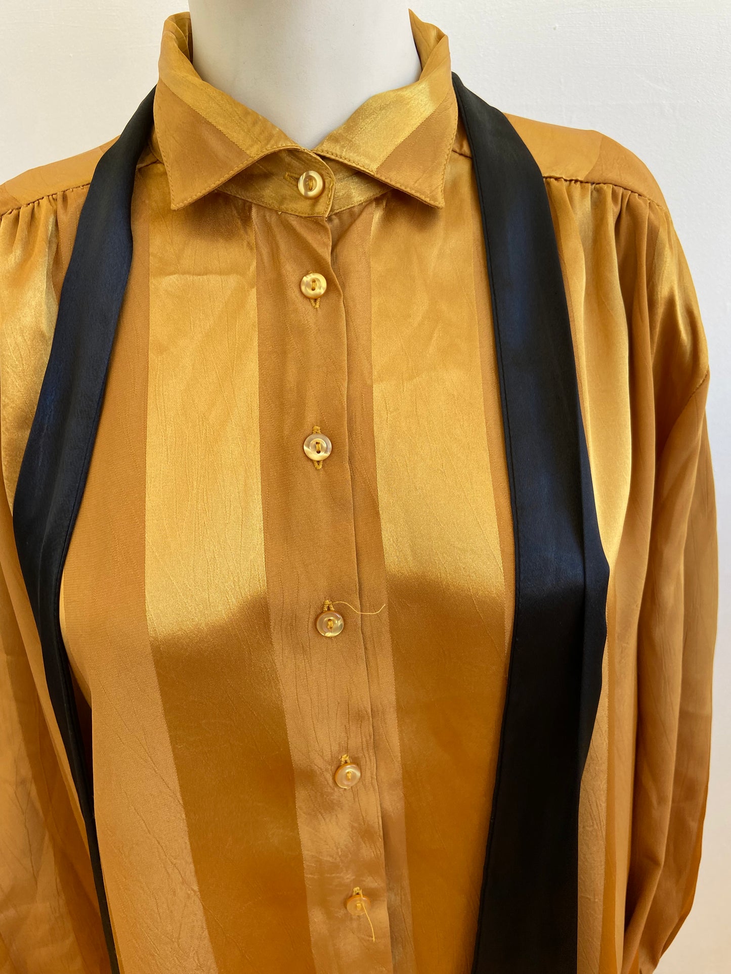 Chemise golden stripes