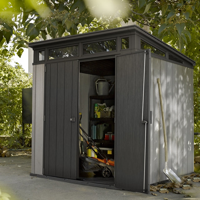 painted storage shed / cabin - rent2ownsheds.com - storage