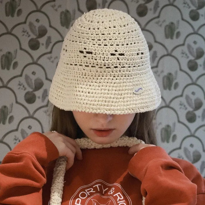 Sombrero De Verano Tipo Crochet Con Tiras - Niña – Eden