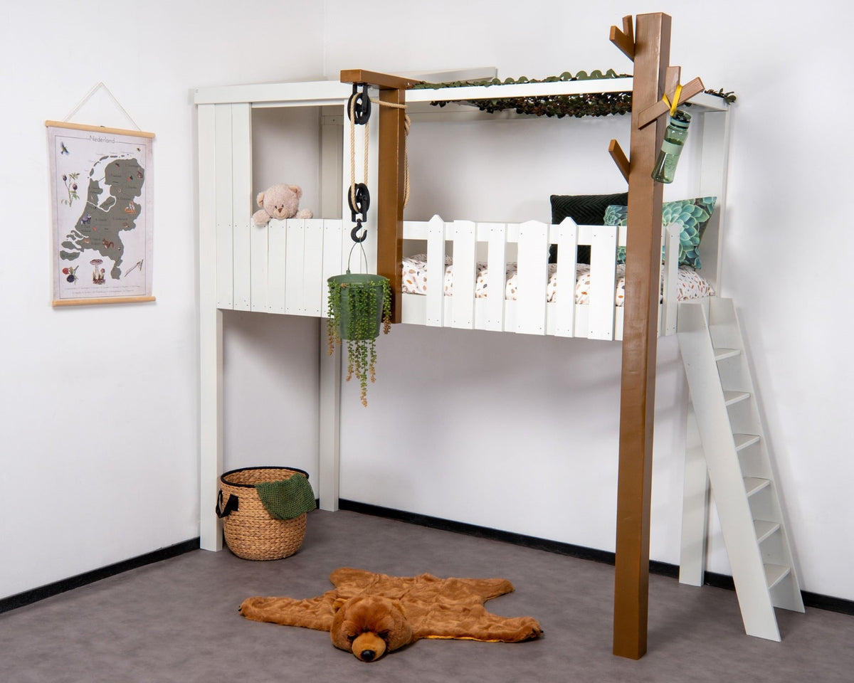Hoogslaper Kinderkamer Boomhut Comfort | Webshop De Kloeff De Kloeff Meubelmakers