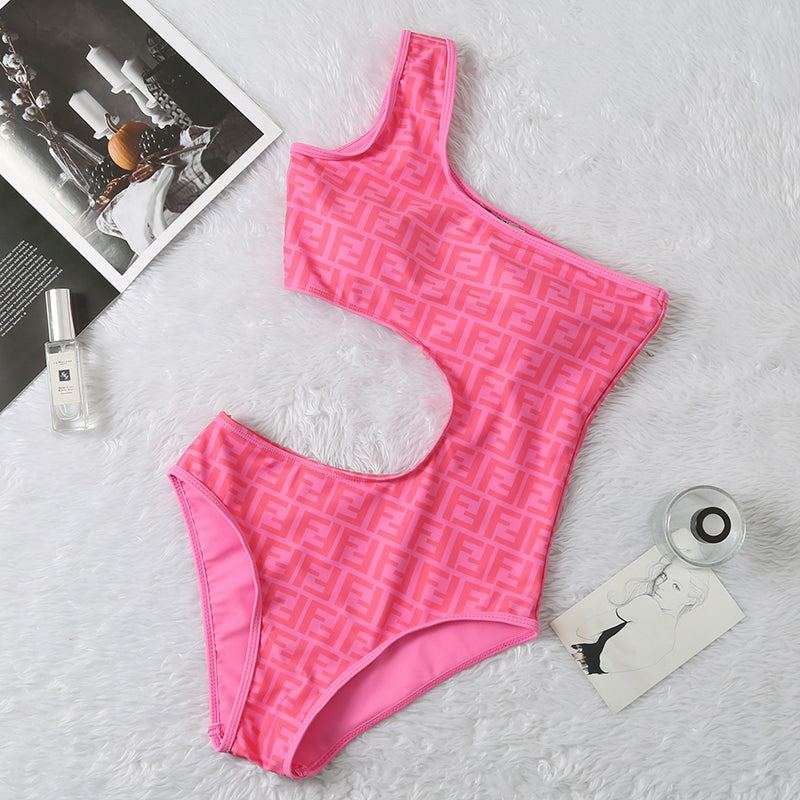 fendi swimsuit pink