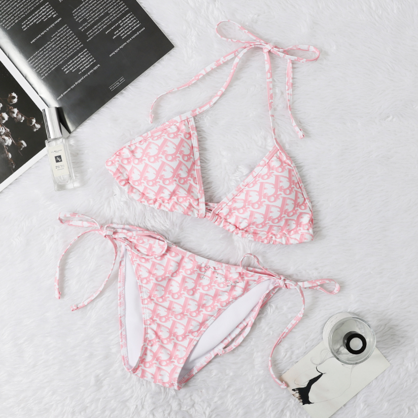 dior pink bikini