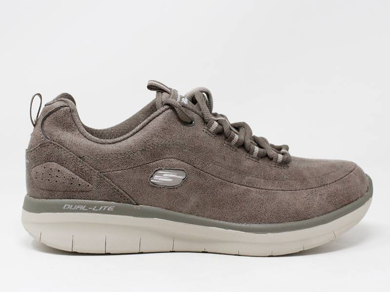 Abrazadera Nueva llegada paquete Sneakers Mujer Skechers Synergy Taupe
