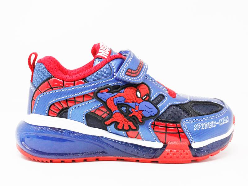 Reproducir solo Regularidad Zapatillas Spiderman Luces Geox Azul