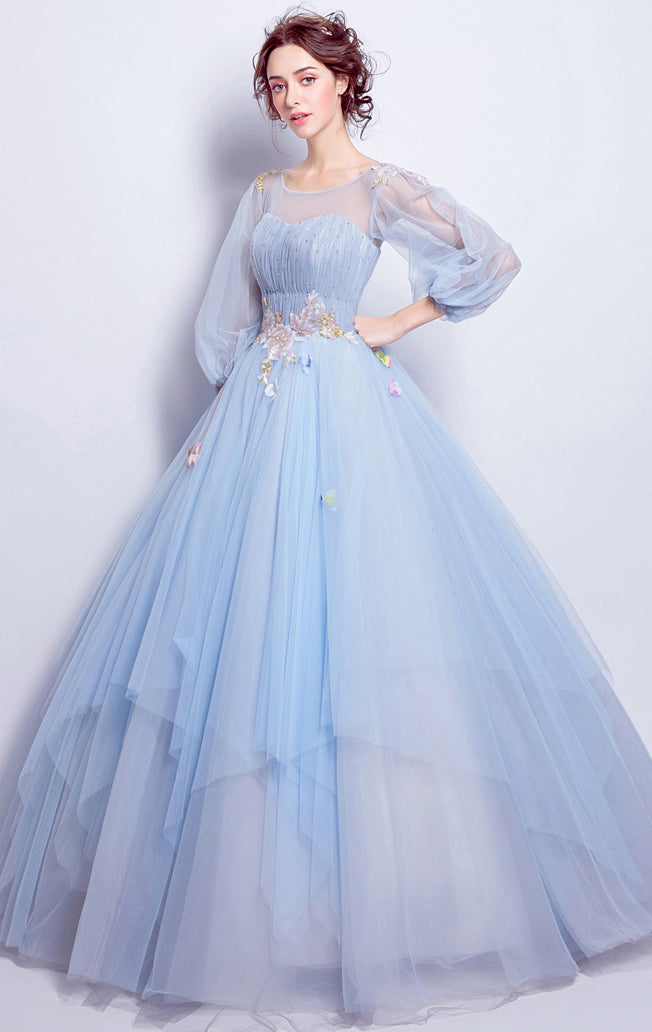 powder blue evening gown Big sale - OFF 79%