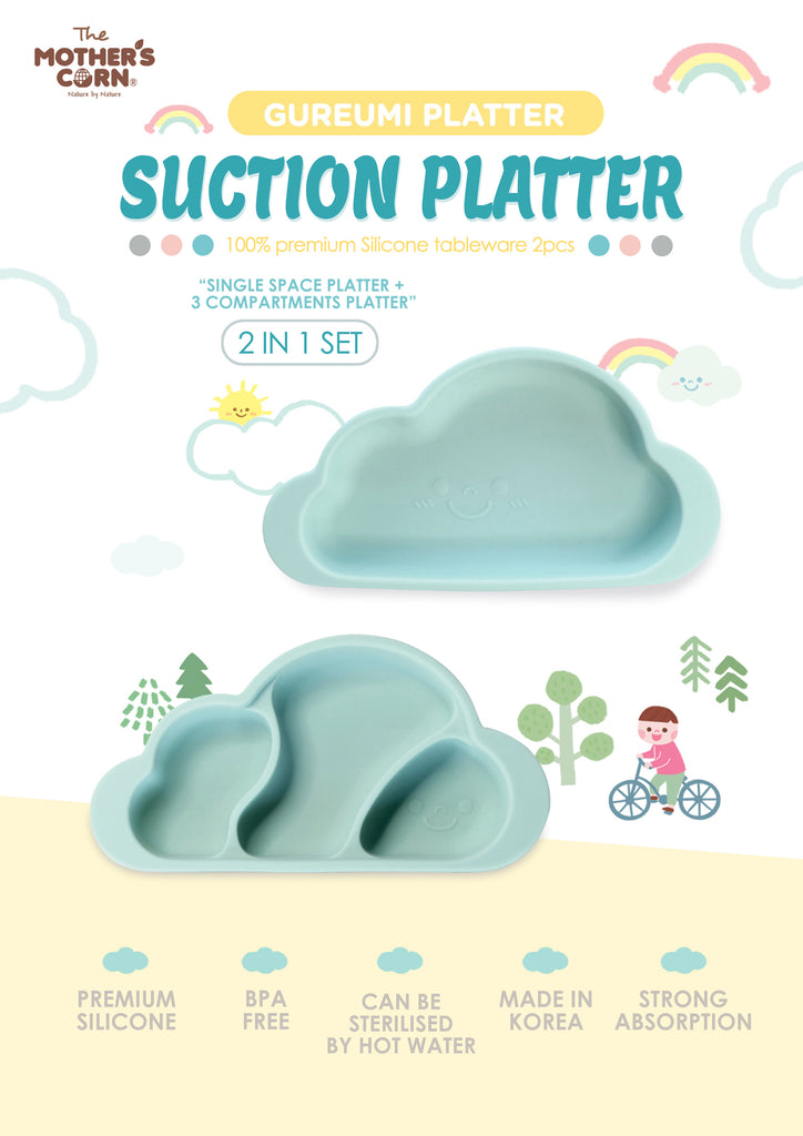Mint Color Silicone Platter