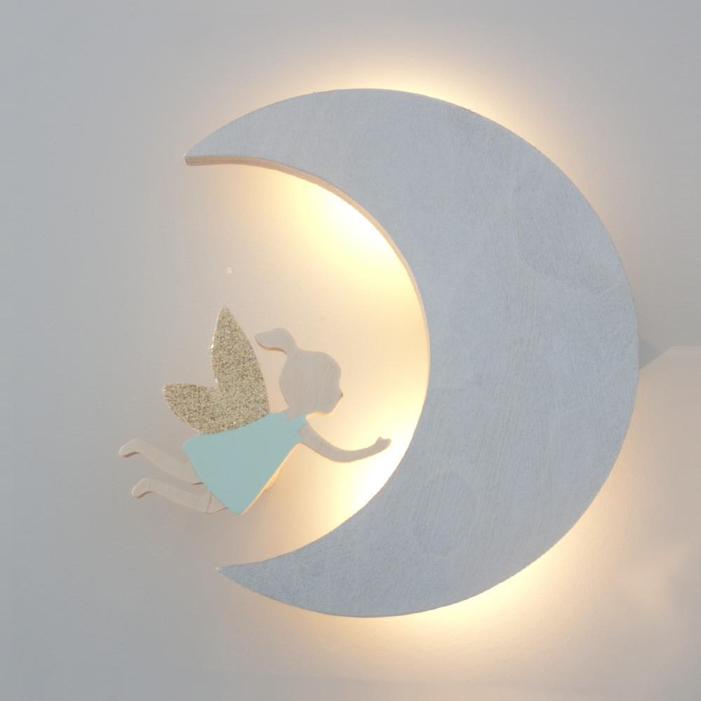 crescent moon night light