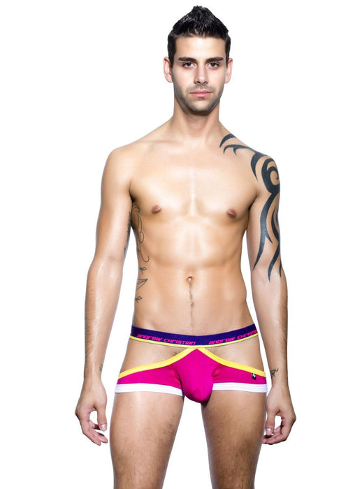 Andrew Christian Jock 🇺🇸🇪🇺 XL 🇯🇵 XXL ✅ (In Store 在庫あり) Coolflex Arrow Jock W/ Show-It Tech. FUCHSIA Coolflex Arrow Jock W/ Show-It Tech. FUCHSIA 9563-FUS-XL - Andrew