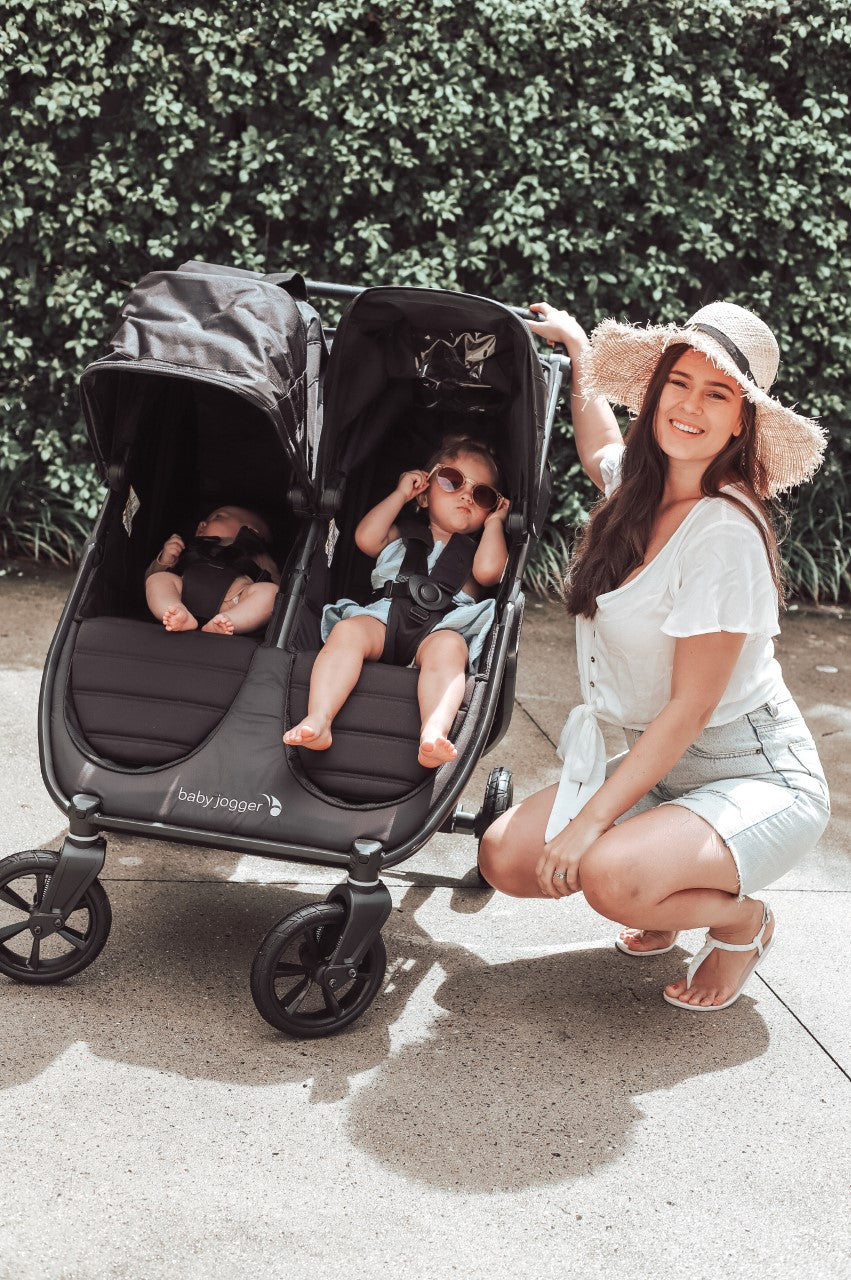 city mini twin pram