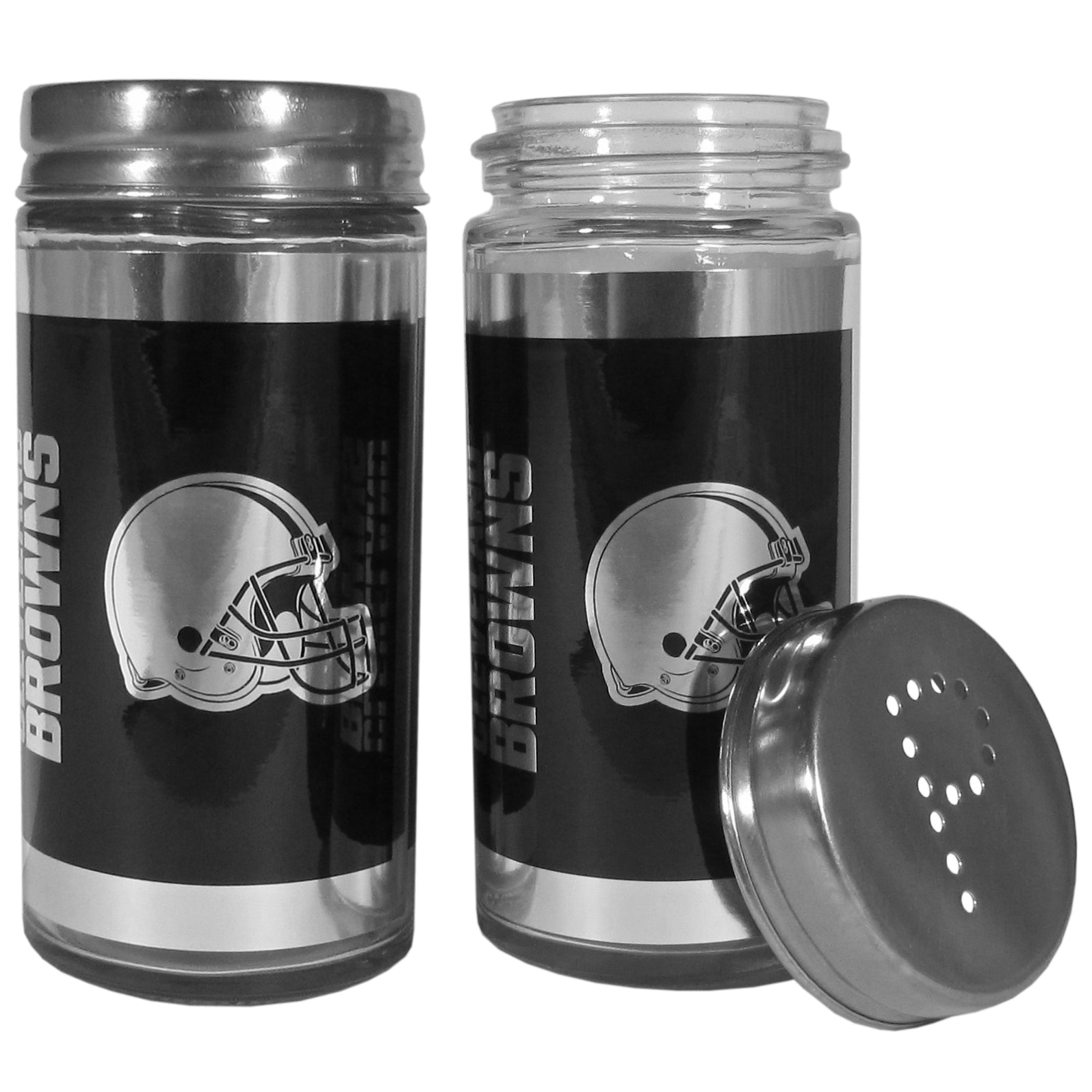 NFL Siskiyou Sports Fan Shop Cleveland Browns 3 pc Tailgater BBQ Set and  Salt and Pepper Shaker Set One Size Team Color