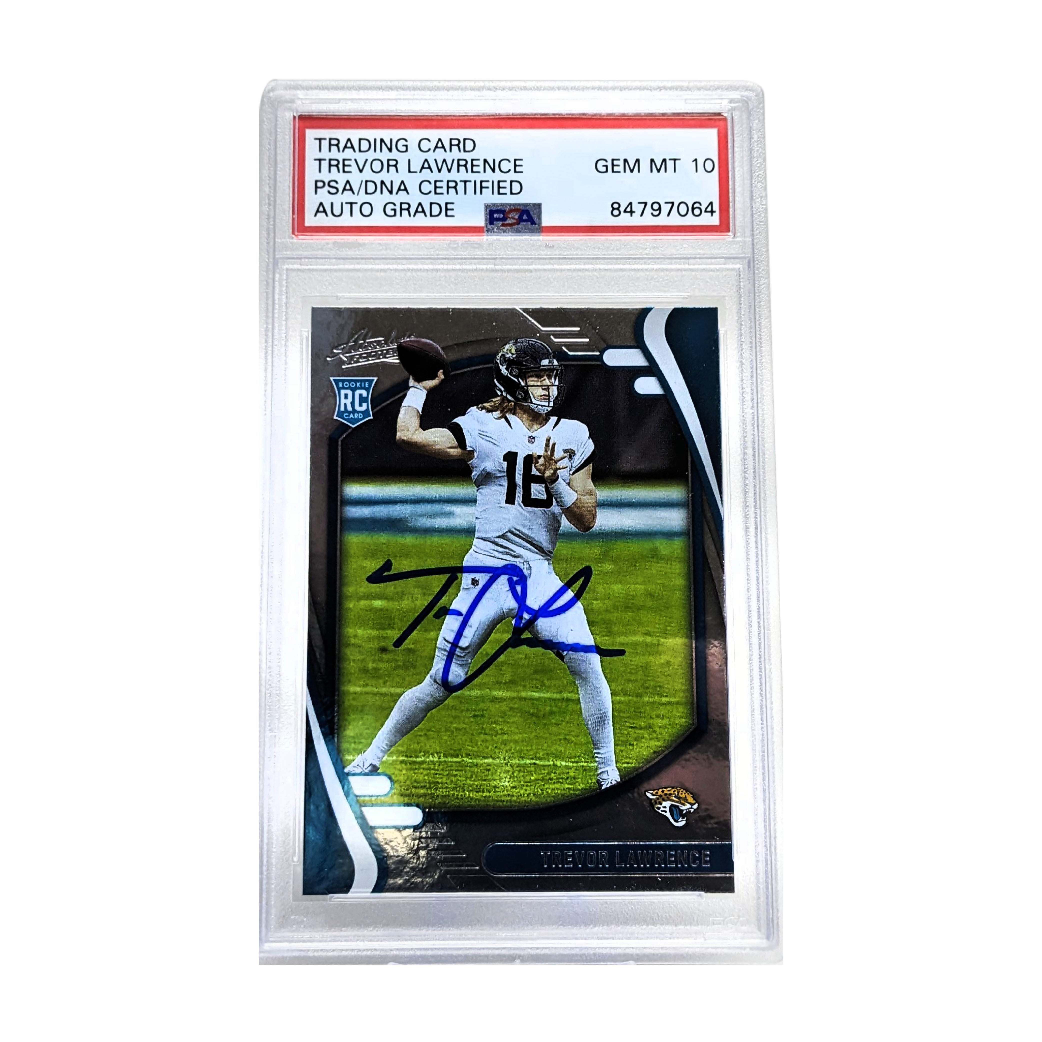 Trevor Lawrence 2021 Panini Absolute Autographed Card - PSA