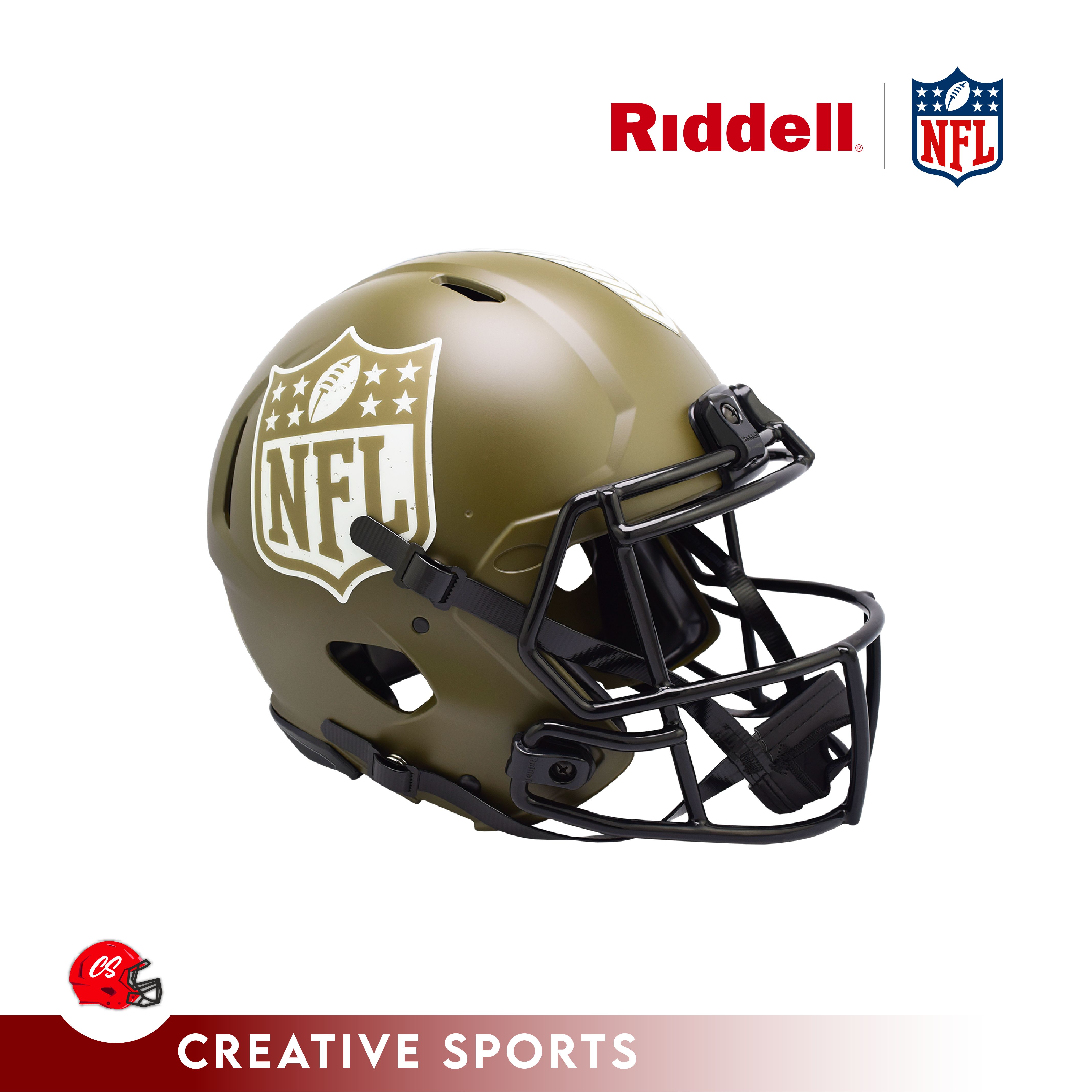 Fanatics Authentic Riddell NFL Shield LUNAR Alternate Revolution Speed  Authentic Football Helmet