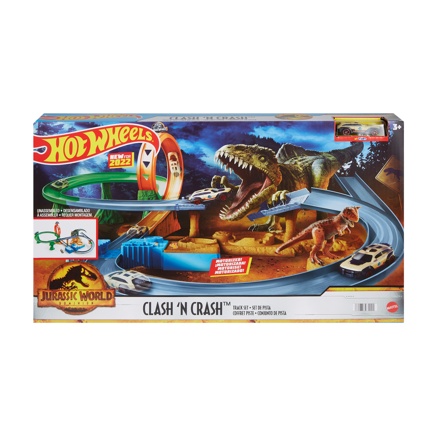 pista hotwheels dino