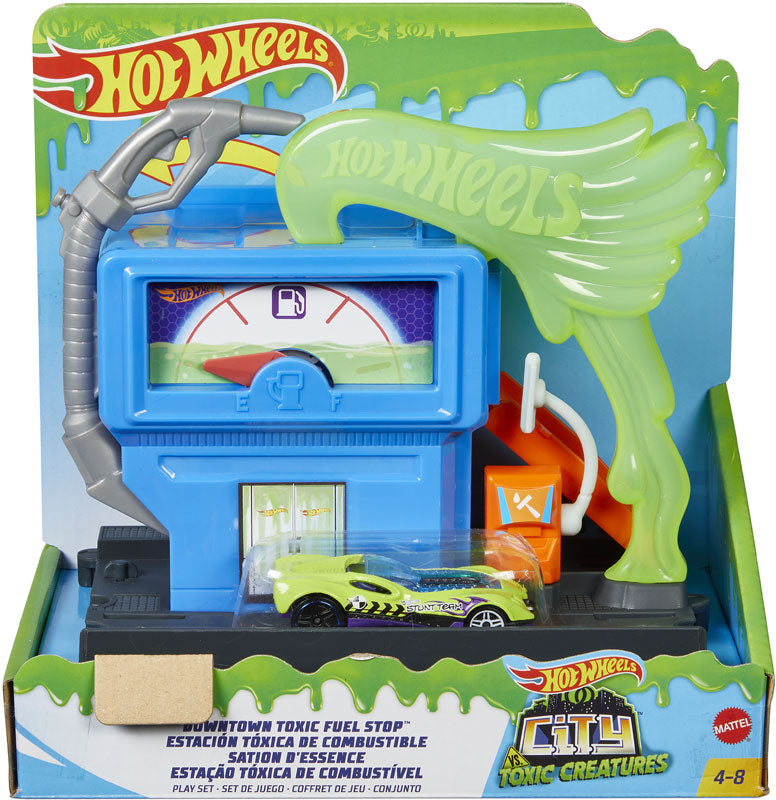 hot wheels gas station playset