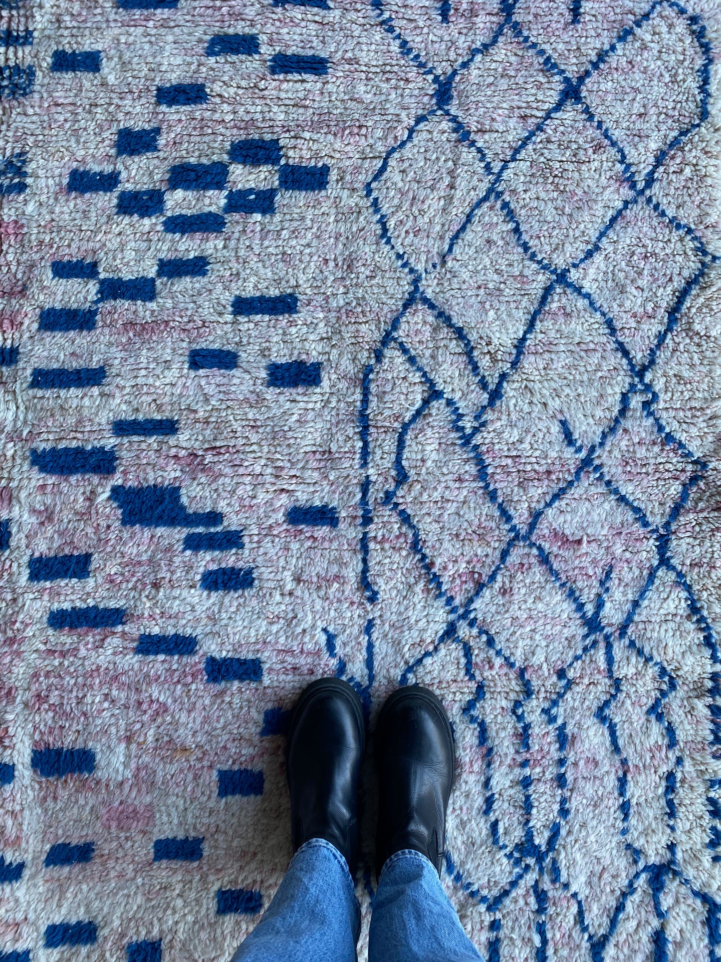 Beni Ouarain Moroccan Colorful Rug (212)