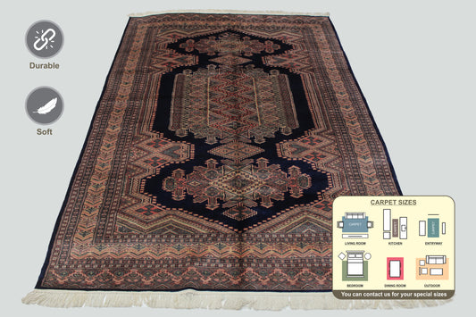 Kashmiri Pakistan Area Rug 290cm x 190cm