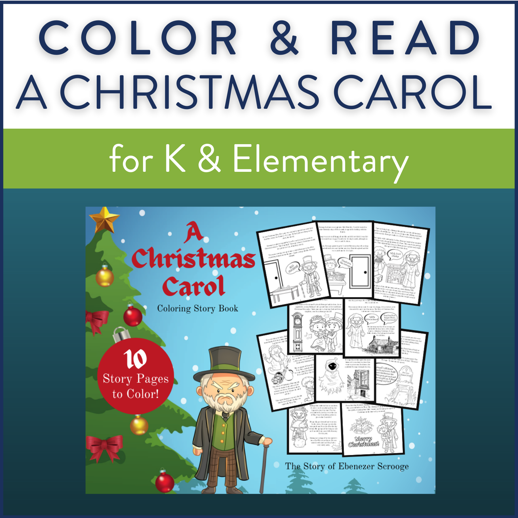 caroling coloring pages